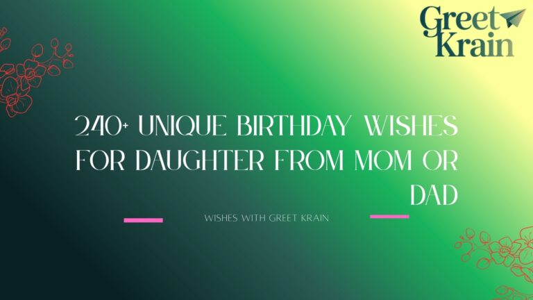 Birthday Wishes for Daughter