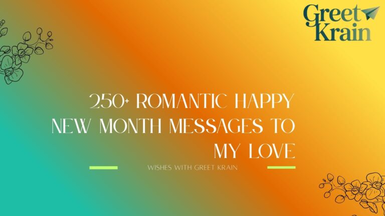 New Month Messages