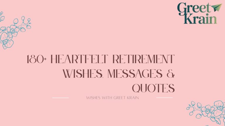 Retirement Wishes