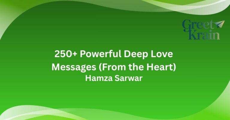 Deep Love Messages
