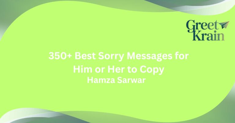 Sorry Messages for Him